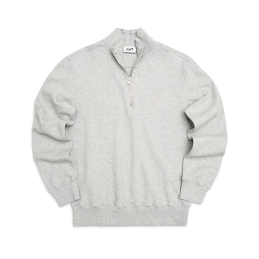 The Donisthorpe – Organic 1/4 Zip Sweatshirt – Grey