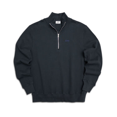 The Donisthorpe – Organic 1/4 Zip Sweat – Navy