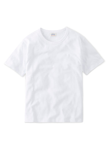 White t-shirt on a white background