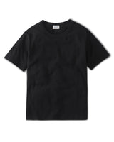 Black t-shirt on a white background