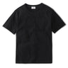 Black t-shirt on a white background
