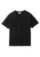 Black t-shirt on a white background