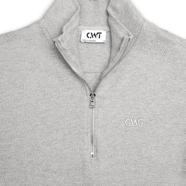 The Donisthorpe – Organic 1/4 Zip Sweatshirt – Grey