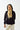 Women in black oversized hoodie